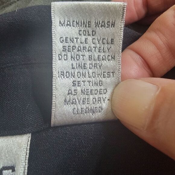 Chico's Black Snap Jersey Knit Shacket. Size 1. - Picture 8 of 8